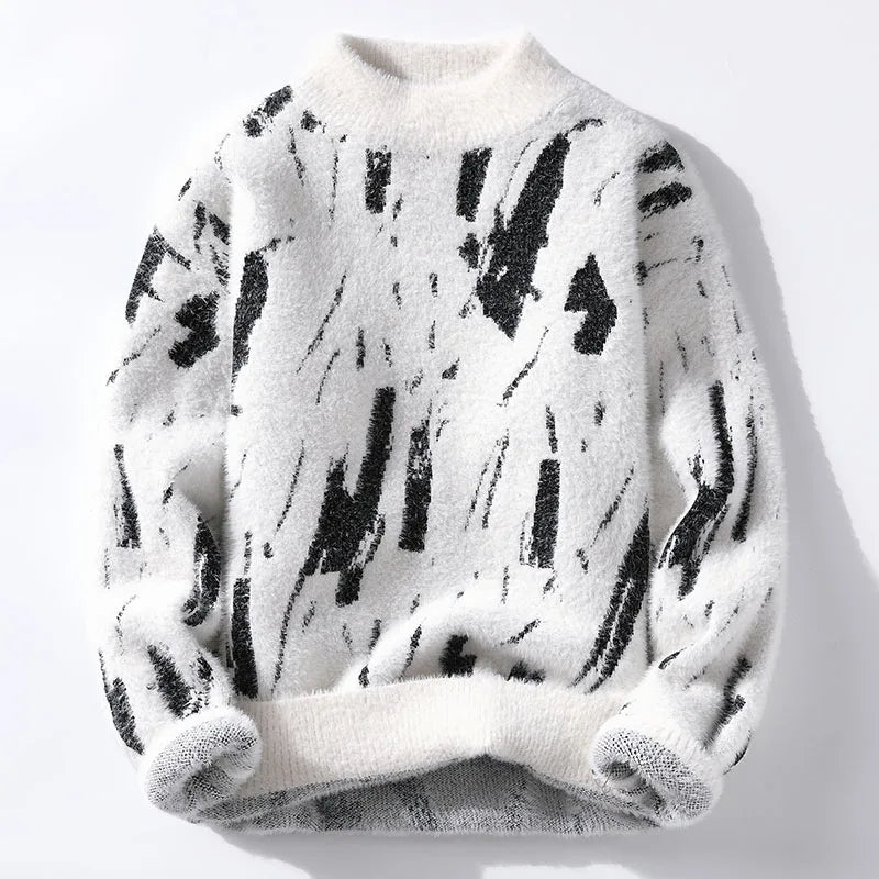 Clothing High Quality Fashion Sweaters/Men's Loose Casual Knitted Pullover/Men's Casual Round Neck Sweaters