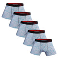 5pcs Pack Men's Panties Cotton Underwear Male Brand Boxer Briefs 2025 Underpants For Homme Luxury Shorts