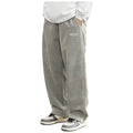 Men's Corduroy Sweatpants Loose-Fit Casual Trousers Baggy Hosen Regular Length Men's Cargo Pants Women's